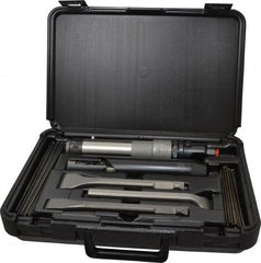 Ingersoll-Rand - 4,000 BPM, 1/4 NPT Inlet, Pneumatic Chiseling Hammer - 9 Inch Long, 368 LPM - Exact Tooling