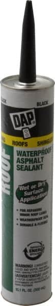 DAP - 10.1 oz Cartridge Black Asphalt Joint Sealant - -40 to 180°F Operating Temp - Exact Tooling