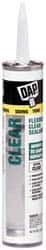 DAP - 10.1 oz Cartridge Clear Butyl Rubber Caulk - -30 to 200°F Operating Temp, 10 min Tack Free Dry Time - Exact Tooling