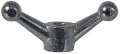 Value Collection - 1/2-13 UNC, Uncoated, Iron Standard Wing Nut - Grade 32510, 4-1/2" Wing Span, 1-7/8" Wing Span, 1-1/8" Base Diam - Exact Tooling