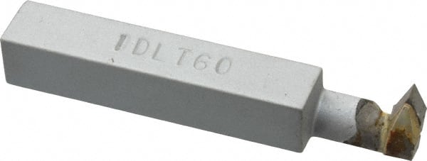 Accupro - 3/8 x 3/8" Shank, Threading Single Point Tool Bit - IDLT-60, Grade Micrograin - Exact Tooling