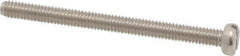 Value Collection - M2.5x0.45 Metric Coarse, 30mm Length Under Head Slotted Drive Machine Screw - Fillister Head, Grade 18-8 & A2 Stainless Steel, Uncoated, Without Washer - Exact Tooling