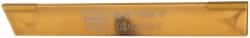 Made in USA - 3/32 Inch Wide x 11/16 Inch High x 5 Inch Long, Parallel Blade, Cutoff Blade - Micrograin Grade, TiN Coated - Exact Tooling