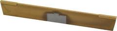 Made in USA - 1/8 Inch Wide x 11/16 Inch High x 5 Inch Long, Parallel Blade, Cutoff Blade - Micrograin Grade, TiN Coated - Exact Tooling