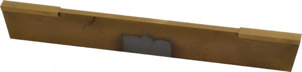 Made in USA - 3/16 Inch Wide x 11/16 Inch High x 5 Inch Long, Parallel Blade, Cutoff Blade - Micrograin Grade, TiN Coated - Exact Tooling