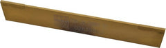 Empire - 3/32 Inch Wide x 11/16 Inch High x 5 Inch Long, Parallel Blade, Cutoff Blade - C6 Grade, TiN Coated - Exact Tooling