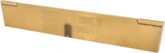 Empire - 1/8 Inch Wide x 7/8 Inch High x 6 Inch Long, Parallel Blade, Cutoff Blade - C6 Grade, TiN Coated - Exact Tooling