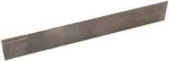 Made in USA - 1/16 Inch Wide x 1/2 Inch High x 4-1/2 Inch Long, Parallel Blade, Cutoff Blade - C2 Grade, Bright Finish - Exact Tooling