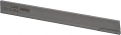 Made in USA - 1/8 Inch Wide x 1/2 Inch High x 4-1/2 Inch Long, Parallel Blade, Cutoff Blade - C2 Grade, Bright Finish - Exact Tooling