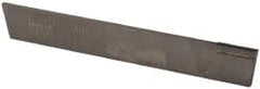 Made in USA - 1/8 Inch Wide x 11/16 Inch High x 5 Inch Long, Parallel Blade, Cutoff Blade - C2 Grade, Bright Finish - Exact Tooling
