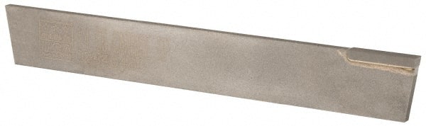Made in USA - 5/32 Inch Wide x 11/16 Inch High x 5 Inch Long, Parallel Blade, Cutoff Blade - C6 Grade, Bright Finish - Exact Tooling
