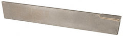 Made in USA - 5/32 Inch Wide x 11/16 Inch High x 5 Inch Long, Parallel Blade, Cutoff Blade - C6 Grade, Bright Finish - Exact Tooling