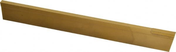 Made in USA - 5/32 Inch Wide x 3/4 Inch High x 5 Inch Long, Tapered Blade, Cutoff Blade - C6 Grade, TiN Coated - Exact Tooling