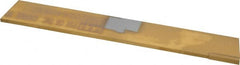 Made in USA - 1/8 Inch Wide x 7/8 Inch High x 6 Inch Long, Tapered Blade, Cutoff Blade - C6 Grade, TiN Coated - Exact Tooling