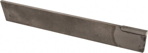 Made in USA - 1/8 Inch Wide x 11/16 Inch High x 4-5/16 Inch Long, Tapered Blade, Cutoff Blade - C2 Grade, Bright Finish - Exact Tooling