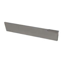 Made in USA - 3/16 Inch Wide x 7/8 Inch High x 6 Inch Long, Tapered Blade, Cutoff Blade - C6 Grade, Bright Finish - Exact Tooling