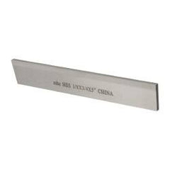 Interstate - 1/8 Inch Wide x 3/4 Inch High x 5 Inch Long, Parallel Blade, Cutoff Blade - M2 Grade, Bright Finish - Exact Tooling