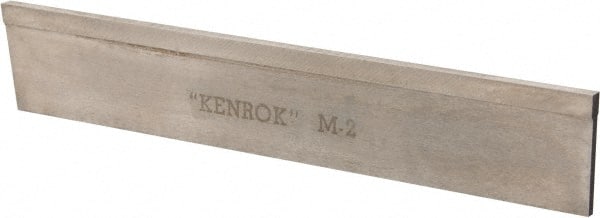 Interstate - 5/32 Inch Wide x 1-1/8 Inch High x 6-1/2 Inch Long, Parallel Blade, Cutoff Blade - M2 Grade, Bright Finish - Exact Tooling
