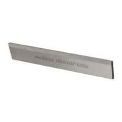 Interstate - 1/8 Inch Wide x 11/16 Inch High x 5 Inch Long, Parallel Blade, Cutoff Blade - M35 Grade, Bright Finish - Exact Tooling