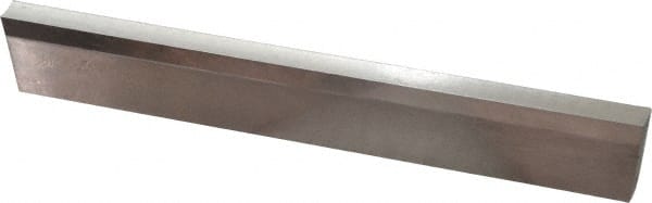 Interstate - 1/4 Inch Wide x 7/8 Inch High x 6 Inch Long, Parallel Blade, Cutoff Blade - M35 Grade, Bright Finish - Exact Tooling