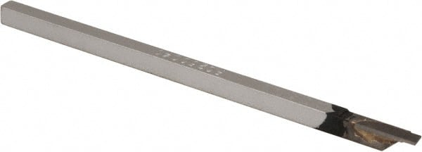 Accupro - 1/4 x 1/4" Shank, Cutoff & Grooving Single Point Tool Bit - RC-250040 - Exact Tooling