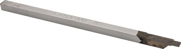 Accupro - 1/4 x 1/4" Shank, Cutoff & Grooving Single Point Tool Bit - RC-250060 - Exact Tooling
