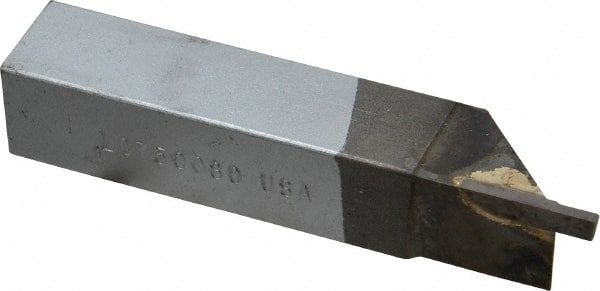 Accupro - 3/4 x 3/4" Shank, Cutoff & Grooving Single Point Tool Bit - LC-750080, Grade Micrograin - Exact Tooling
