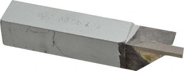 Accupro - 3/4 x 3/4" Shank, Cutoff & Grooving Single Point Tool Bit - Grade Micrograin - Exact Tooling