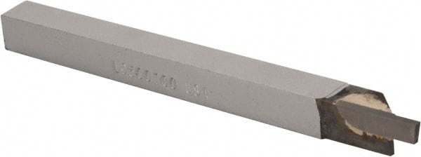 Accupro - 1/2 x 1/2" Shank, Cutoff & Grooving Single Point Tool Bit - LC-500100 - Exact Tooling