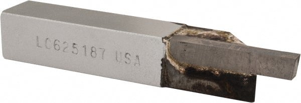 Accupro - 5/8 x 5/8" Shank, Cutoff & Grooving Single Point Tool Bit - LC-625187, Grade Micrograin - Exact Tooling