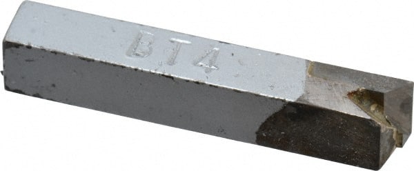 Accupro - 1/4" Shank, Box Turning Single Point Tool Bit - BT-4, Grade Micrograin - Exact Tooling