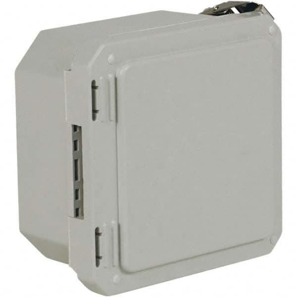 Wiegmann - NEMA 4X Fiberglass Standard Enclosure with Continuous Hinge Cover - Exact Tooling
