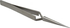 Value Collection - 4-7/8" OAL NAA Reverse Action Tweezers - Long & Strong Point - Exact Tooling