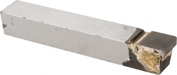 Accupro - 2-1/2 Inch Long, 1/16 Inch Radius, Right Hand, Convex, RXD Style Radius Cutting Tool Bit - 3/8 Inch Long Tip, 3/32 Inch Thick, 3/8 Inch Shank Square, Carbide Tip - Exact Tooling