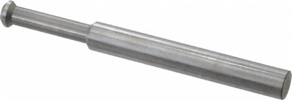 Accupro - 1/4" Cutter Head Diam, 1/32" Flat Width, 2-1/2" OAL, Solid Carbide, Single Right Hand Back Chamfer - Exact Tooling