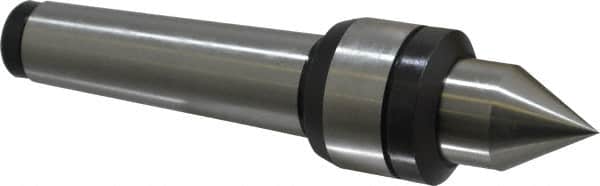 Value Collection - MT4 Taper Shank, Live Center - 2,000 Max RPM, 32mm Point Diam, 200mm Point Length, 700 Lb Max Workpc, Standard Point - Exact Tooling