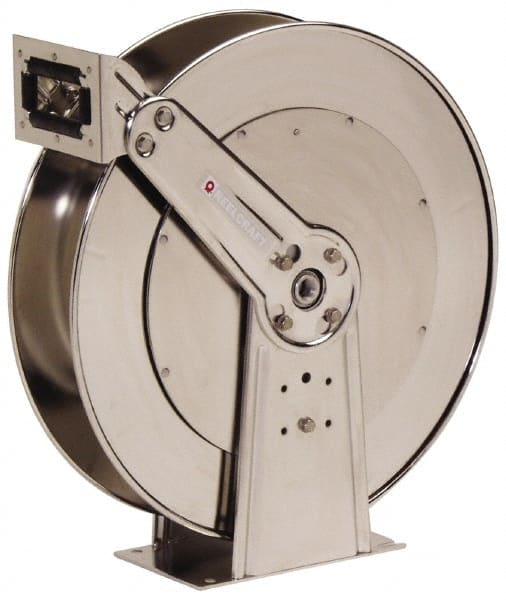 Reelcraft - 50' Spring Retractable Hose Reel - 1,250 psi, Hose Not Included - Exact Tooling