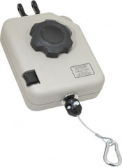 Aero-Motive - 6 Lb Load Capacity, 6.6' Travel Distance, Tool Balancer - Nylon Hose Cable, High Impact Composite Housing, Tension Adjustment, Locking Mechanism - Exact Tooling