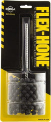 Brush Research Mfg. - 1-7/8" to 2-1/4" Bore Diam, 40 Grit, Aluminum Oxide Flexible Hone - Coarse, 8" OAL - Exact Tooling