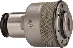 Accupro - 0.318" Tap Shank Diam, 5/16" Tap, #1 Tapping Adapter - 0.318 Inch Shank Diameter - Exact Tooling