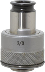 Accupro - 0.381" Tap Shank Diam, 3/8" Tap, #1 Tapping Adapter - 0.381 Inch Shank Diameter - Exact Tooling