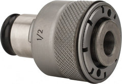 Accupro - 0.367" Tap Shank Diam, 1/2" Tap, #1 Tapping Adapter - 0.367 Inch Shank Diameter - Exact Tooling