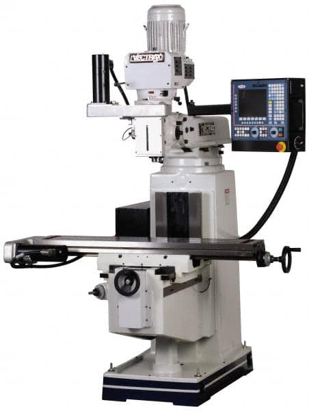 Vectrax - 54" Long x 10" Wide, 3 Phase Fagor 3 Axis 8055i CNC Milling Machine - Frequency Control, NT40 Taper, 5 hp - Exact Tooling