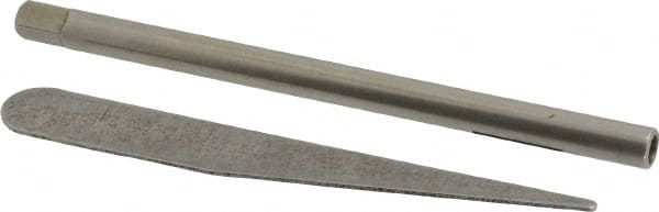 Tap Associates - #8 Inch Tap, 4 Inch Overall Length, 1/4 Inch Max Diameter, Tap Extension - 0.168 Inch Tap Shank Diameter, 1/4 Inch Extension Shank Diameter, 0.191 Inch Extension Square Size - Exact Tooling