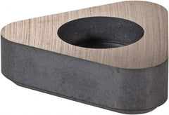 Made in USA - 1/2" Inscribed Circle, Triangle Shim for Indexables - Carbide, 3/16" Thick, TSN Shim Style, Negative Rake - Exact Tooling