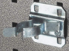 Triton - Extended Spring Clip Pegboard Hook - 2-3/4" Projection, Steel - Exact Tooling