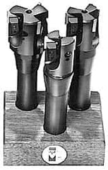 APT - 1-1/2 to 2" Cutting Diam, 1" Shank Diam, Indexable End Mill Coolant Set - EMC Carbide Toolholder, Through Coolant, Series Tri-Dex - Exact Tooling