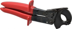Value Collection - 10-1/4" OAL, 600 MCM Capacity, Cable Cutter - Molded Plastic Handle - Exact Tooling