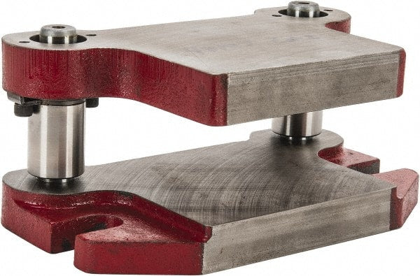 Anchor Danly - 4" Guide Post Length, 1" Die Holder Thickness, 7" Radius, Semi Steel, Mold Blank, Punch & Die Set - 8-3/4" Overall Width x 4-7/8" Overall Depth - Exact Tooling