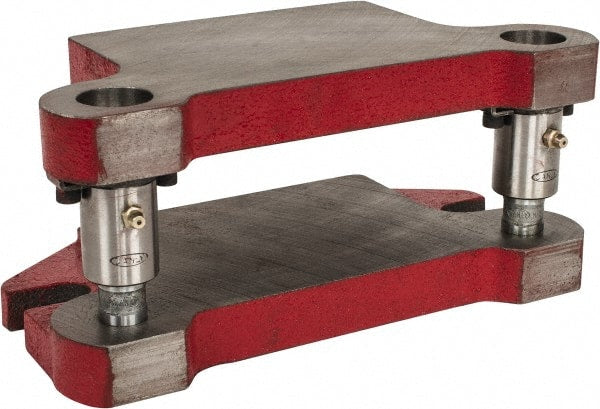 Anchor Danly - 4" Guide Post Length, 1" Die Holder Thickness, 8" Radius, Semi Steel, Mold Blank, Punch & Die Set - 9-3/4" Overall Width x 4-7/8" Overall Depth - Exact Tooling